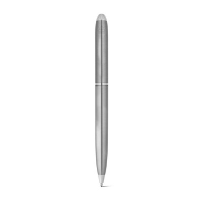CHRIS. Ballpoint pen with stainless steel body (53 rSS) with clip